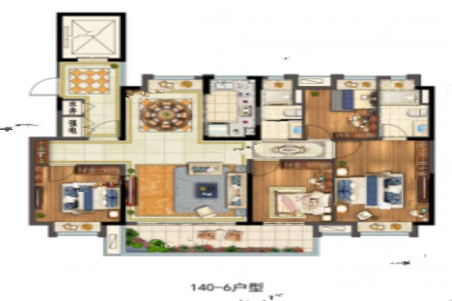 碧桂园中天凤凰台户型图
