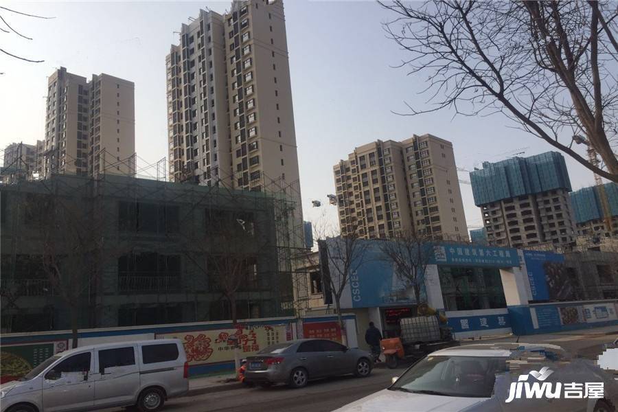 中建锦苑商业街实景图图片