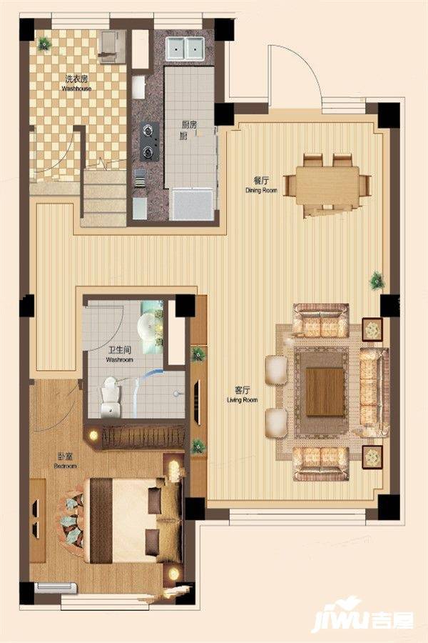 碧桂园华厦阅海6室1厅4卫199㎡户型图