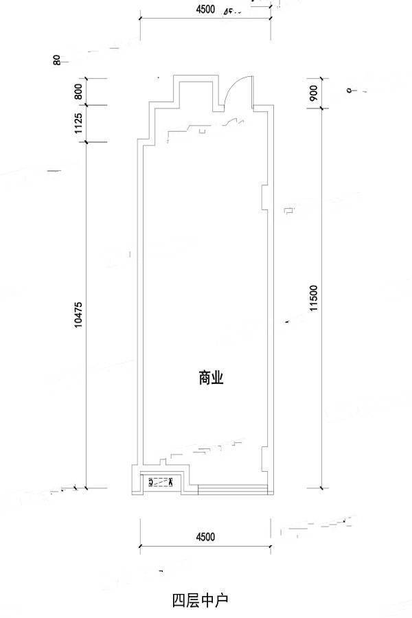 碧桂园时光小镇普通住宅55.8㎡户型图