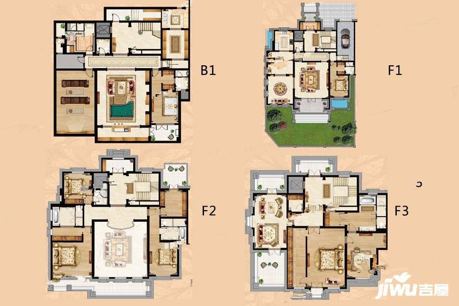 恒信公馆5室4厅6卫651㎡户型图