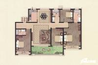 九巨龙青年城华锦苑4室2厅3卫152㎡户型图