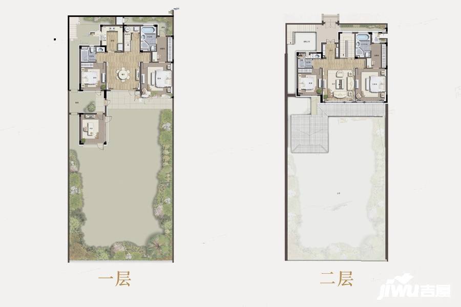 蓝城云梦桃源小镇5室2厅4卫220㎡户型图