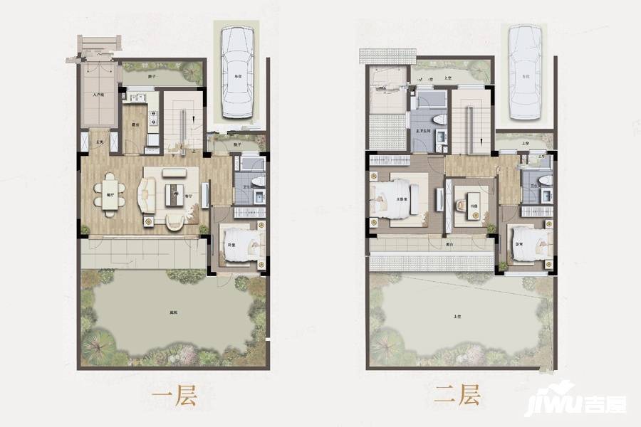 蓝城云梦桃源小镇4室2厅3卫139㎡户型图