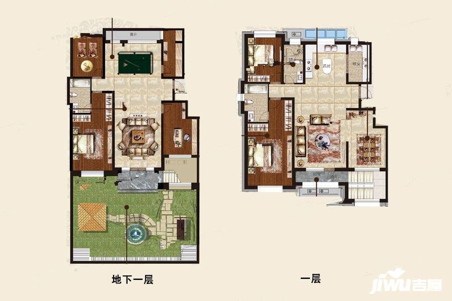 瑞马意墅6室4厅3卫290㎡户型图