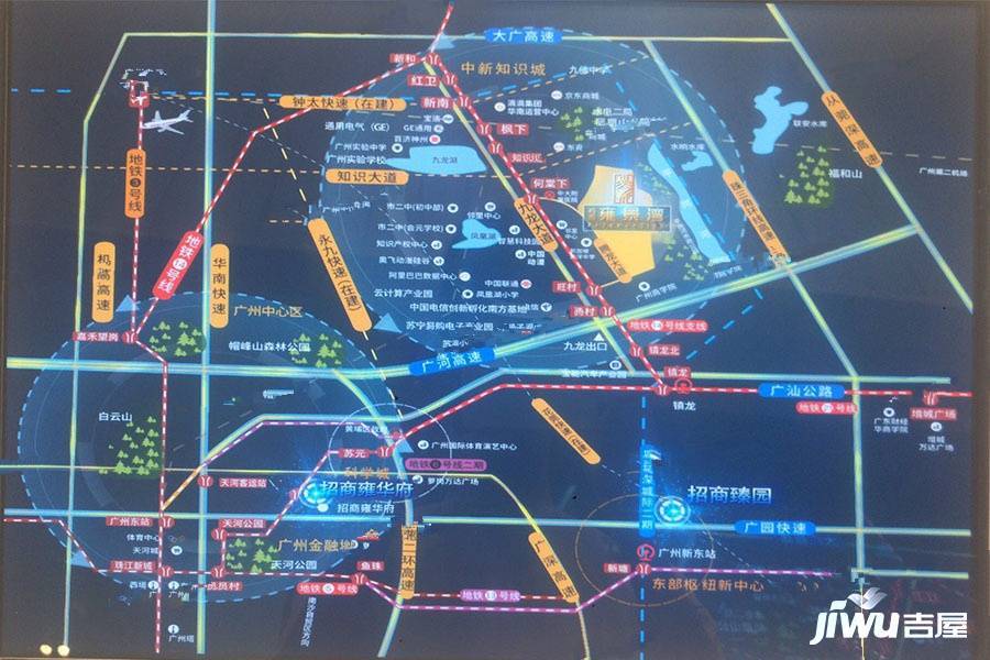 招商雍景湾位置交通图