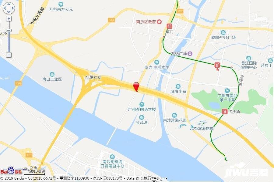 中国铁建海语熙岸位置交通图