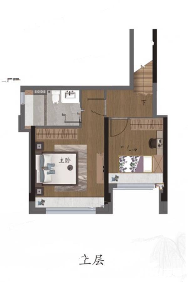 建发九龙仓央玺5室2厅3卫109㎡户型图