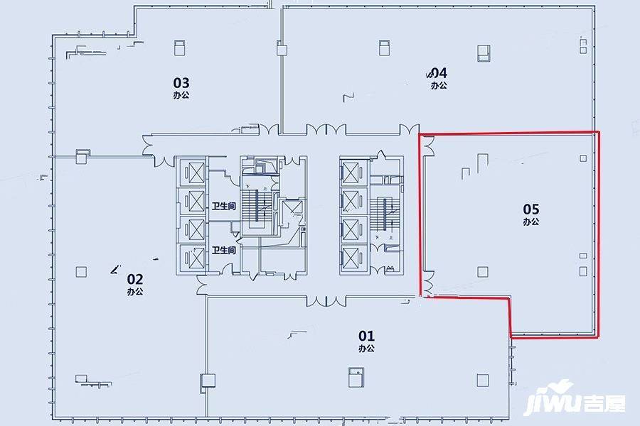 中国铁建环球中心1室0厅0卫407.7㎡户型图