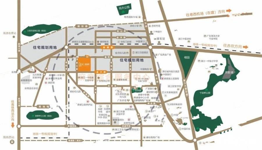 汇锦轩位置交通图