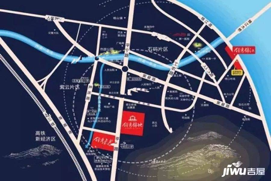 领秀锦地位置交通图