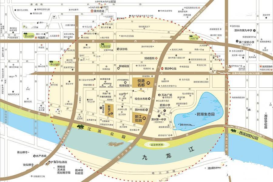 新城景江花园规划图