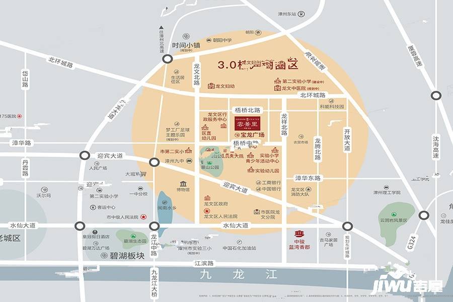 漳州宝龙广场位置交通图