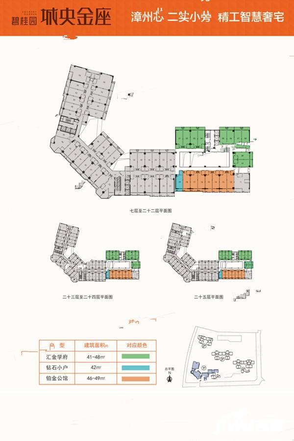 碧桂园城央金座规划图