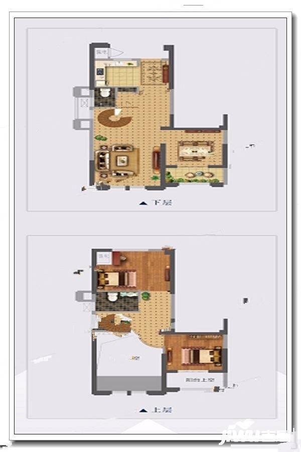 天天天蓝3室2厅2卫130㎡户型图