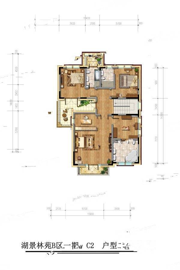 七彩云南古滇名城5室3厅8卫491.6㎡户型图