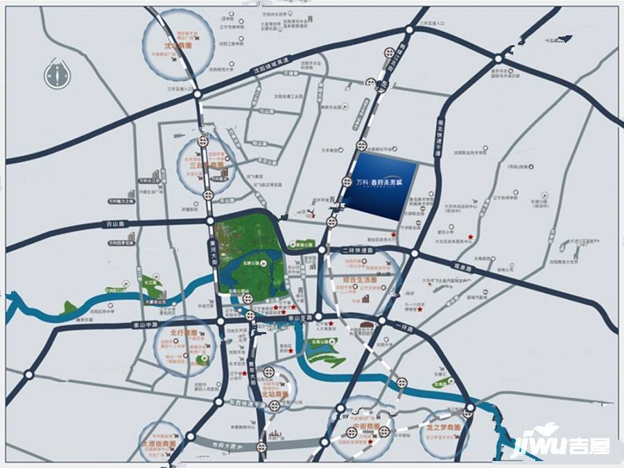 万科首府未来城位置交通图图片