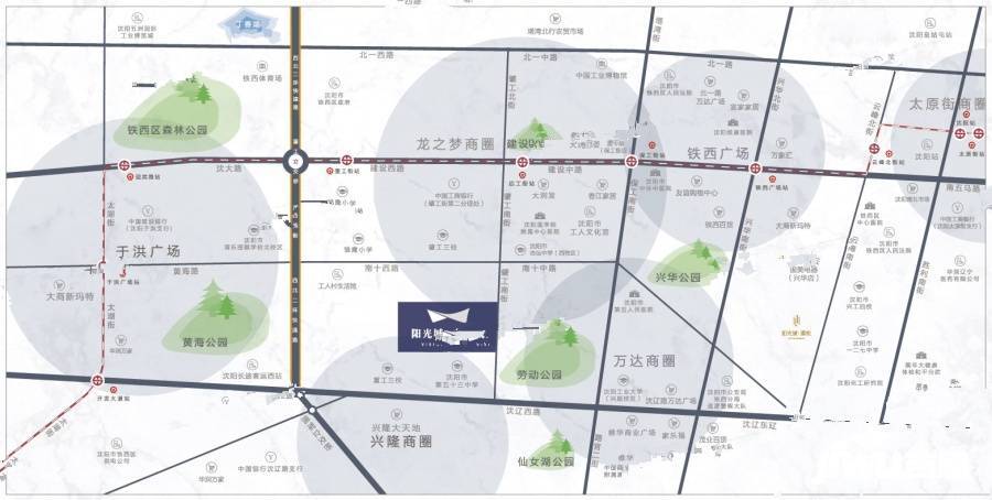 阳光城未来悦位置交通图