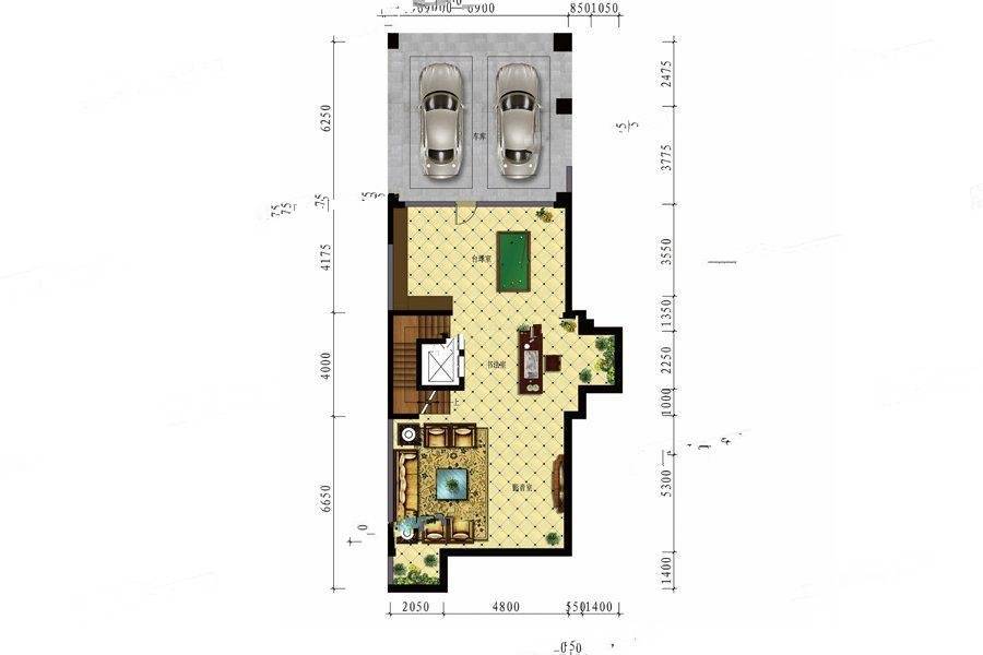 银基观澜庭8室5厅3卫265㎡户型图