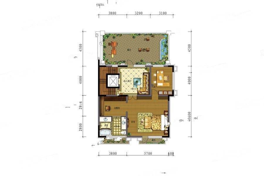 银基观澜庭8室5厅3卫365㎡户型图