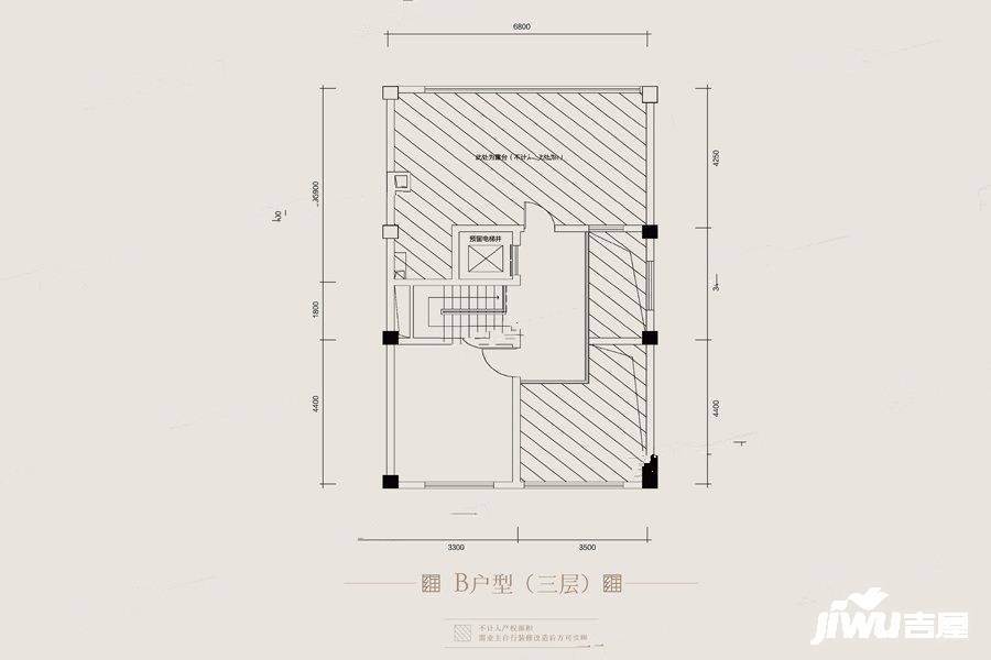 招商雍景湾3室3厅4卫172㎡户型图