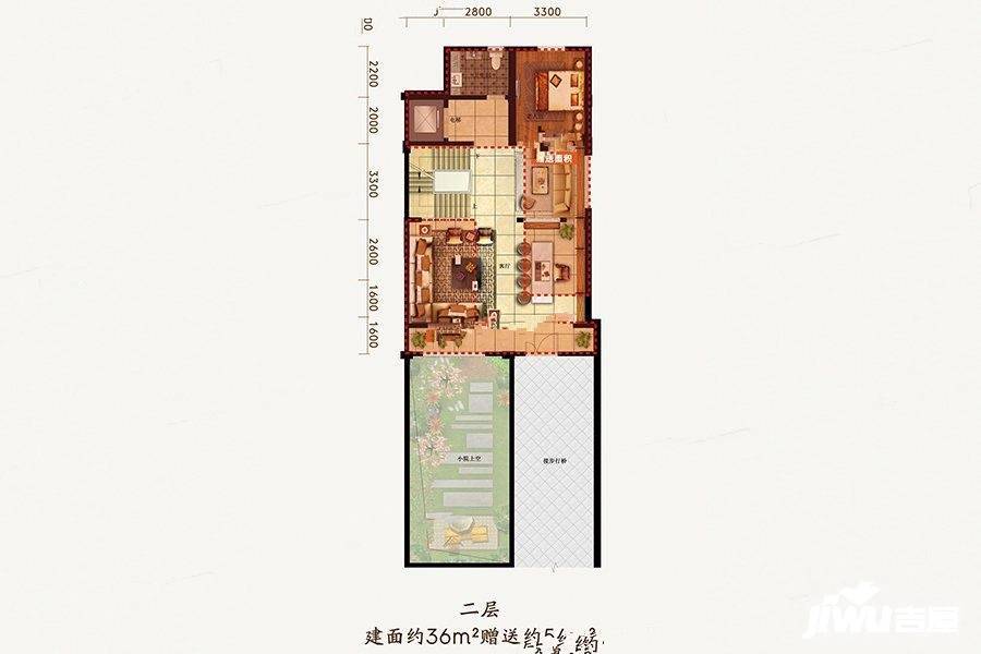 清河半岛4室2厅4卫199㎡户型图