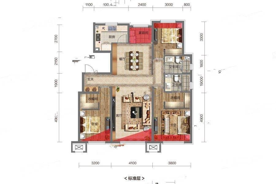 中海城和颂a1悦堂户型