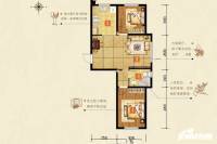 雷凯铂庭2室2厅1卫77.9㎡户型图