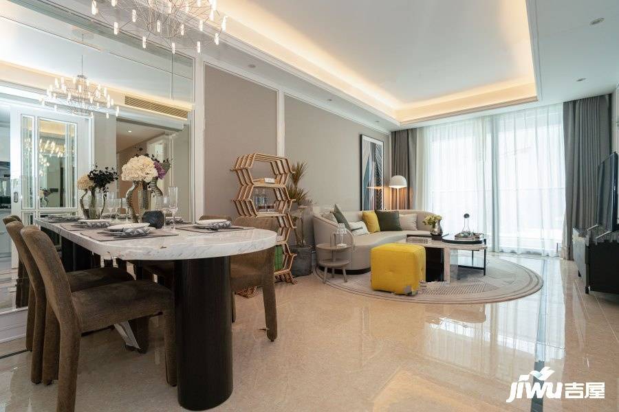 蓝绿和园样板间图片