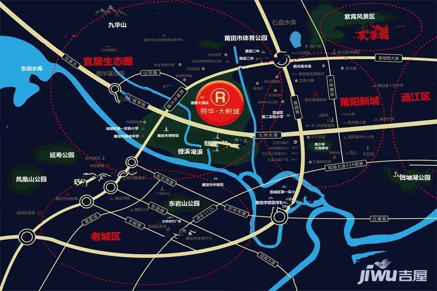 荣华大悦城位置交通图