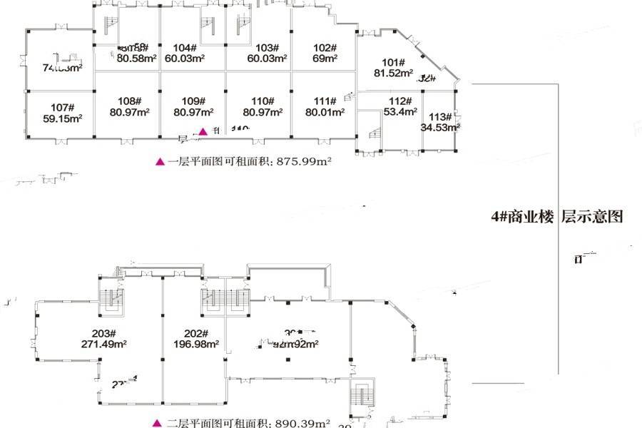 观澜花园道1室0厅0卫81㎡户型图