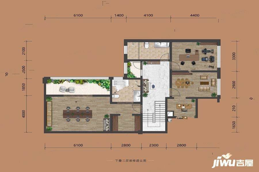 保利天玺4室2厅3卫136㎡户型图