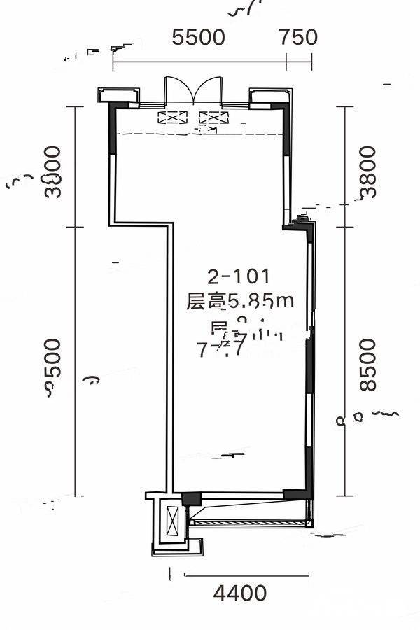 融创玖阙府普通住宅71.7㎡户型图