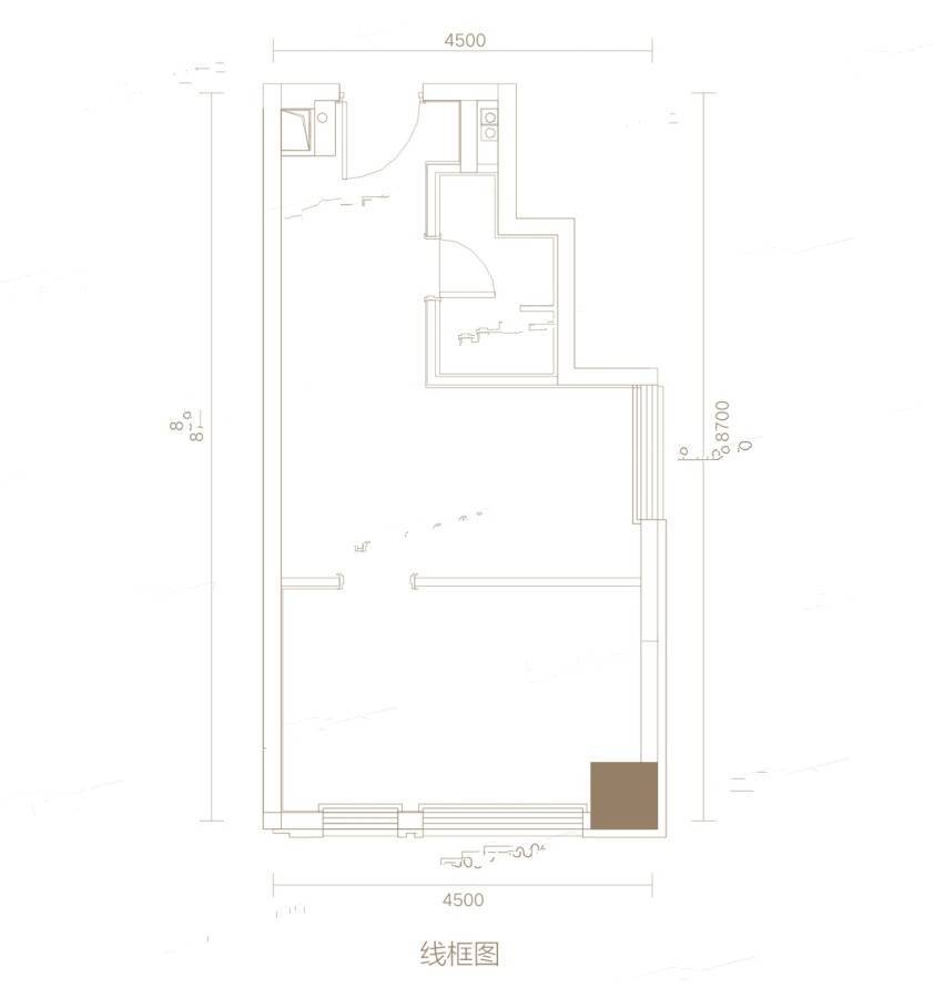 佳兆业天悦普通住宅52㎡户型图