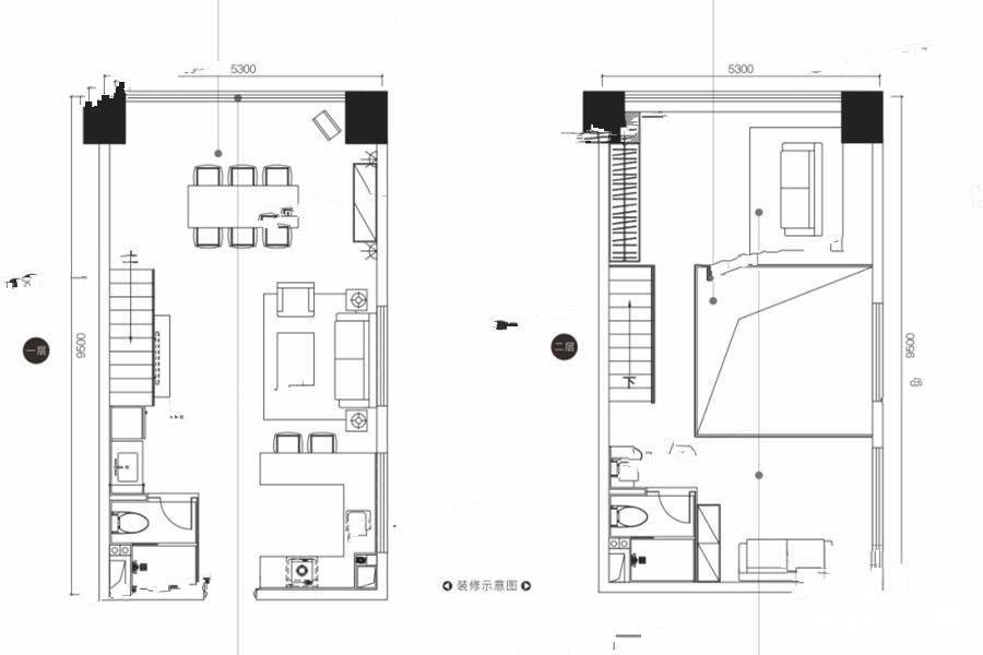 佳欣时代天汇普通住宅67㎡户型图