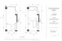 天琅普通住宅54㎡户型图