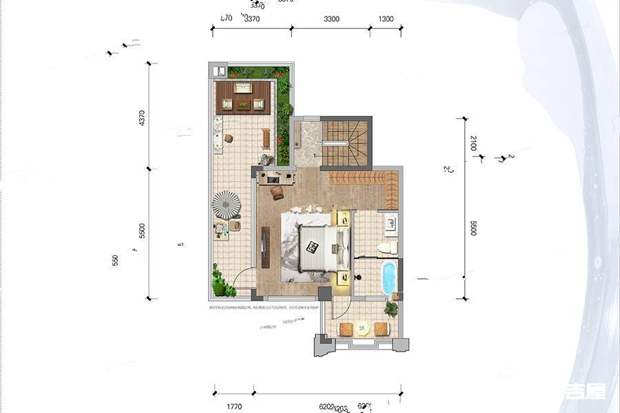 优品道锦绣4室3厅4卫153㎡户型图