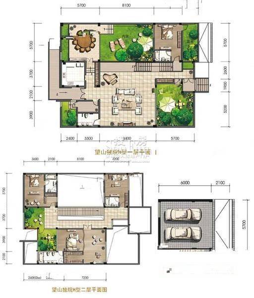 置信芙蓉青城4室3厅5卫419㎡户型图