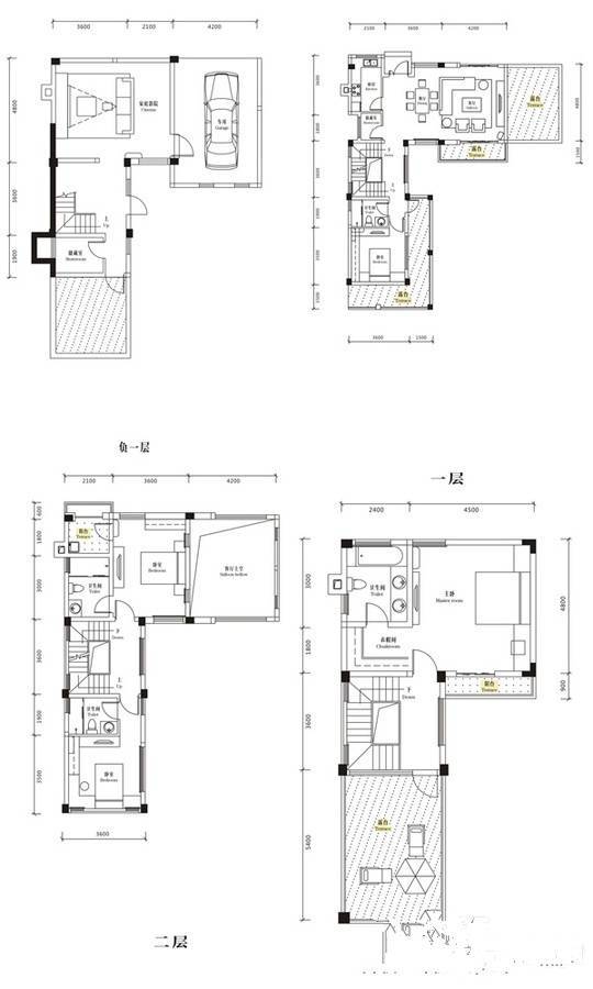 御青城3室3厅3卫245㎡户型图