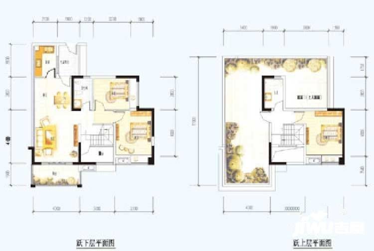 金海岸星月湾3室2厅2卫123.5㎡户型图