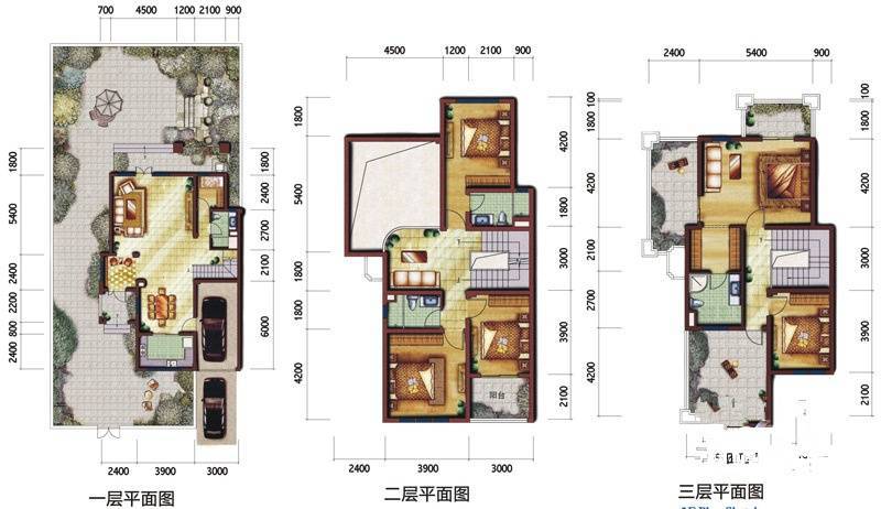 蓝光观岭5室2厅4卫260㎡户型图