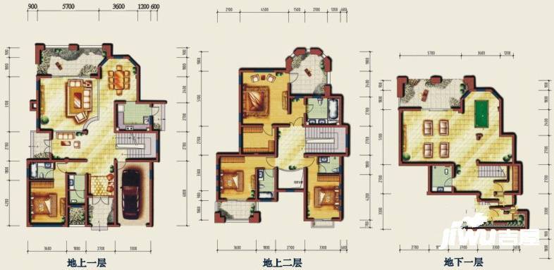 蓝光观岭4室2厅6卫364㎡户型图