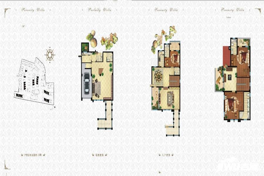 吉宝沁风御庭3室4厅6卫309㎡户型图