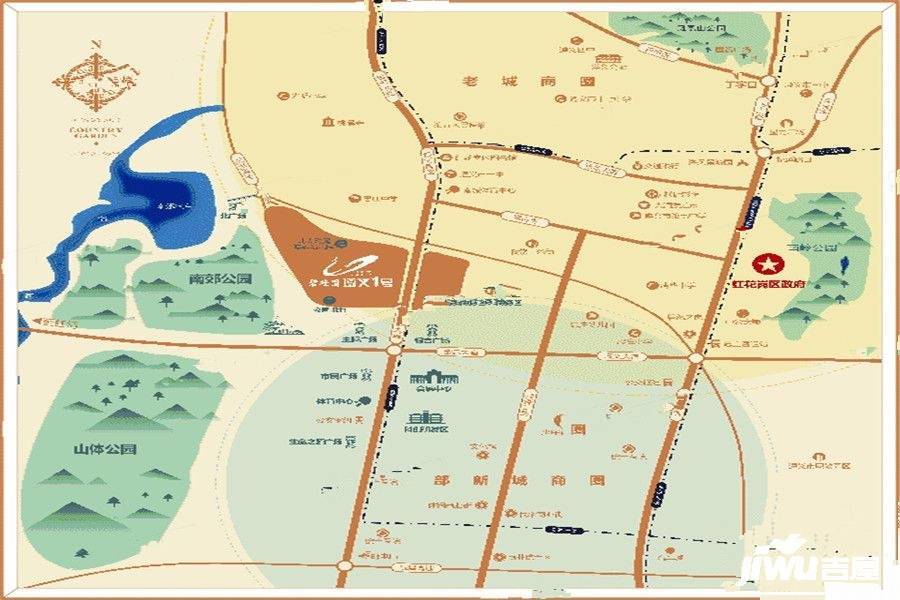 碧桂园城央壹品位置交通图
