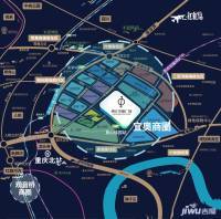 两江中迪广场位置交通图图片
