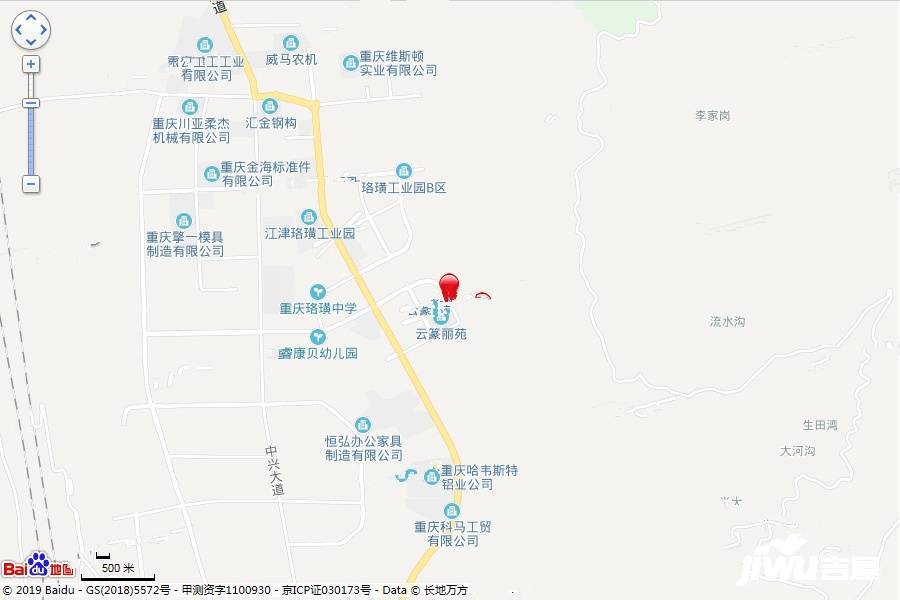 珞璜碧桂园翡翠蓝山位置交通图图片