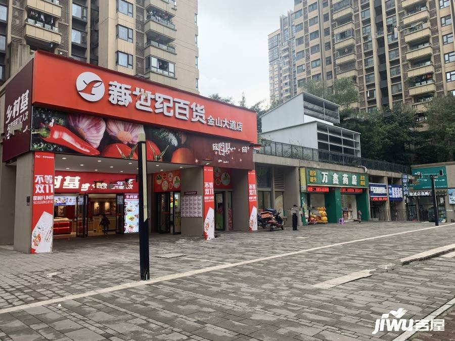 万科城商铺实景图图片