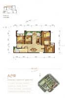 北京城建龙樾生态城4室2厅2卫134㎡户型图