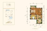 恒大云湖上郡5室2厅3卫170㎡户型图