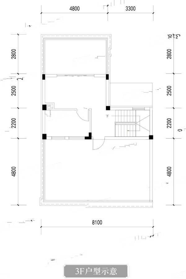 碧桂园天麓5室4厅3卫169㎡户型图